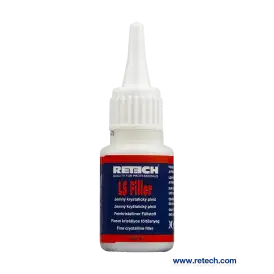 Фин кристален пълнител за цианоакрилатни лепила с ниска вискозност