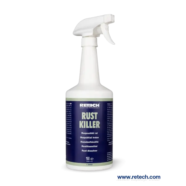 Средство за отстраняване на ръжда от желязо, стомана и чугун