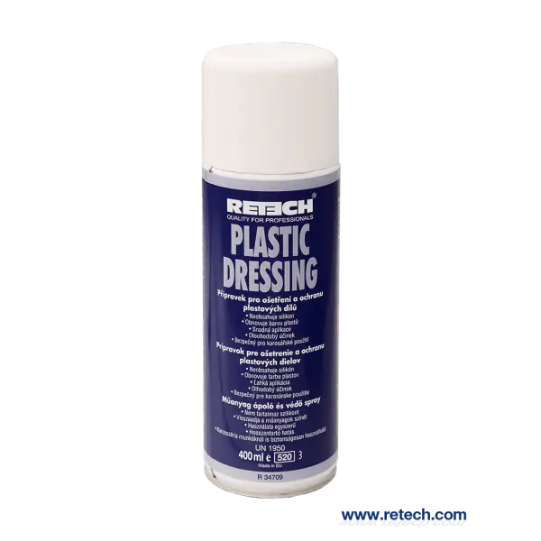 Възстановява цвета на пластмасите.