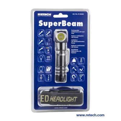 Професионален акумулаторен LED челник